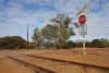 Railway crossing at the Outback