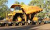 Oversize Roadtrain at  Timber Creek Roadhouse, NT