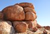 Karlu Karli (Devils Marbles) at the afernoon