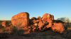 Karlu Karli (Devils Marbles) at the sunrise